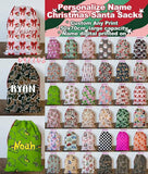 Personalized Santa sacks