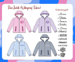 Waterproof rain jacket