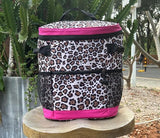 Leopard backpack cooler bag
