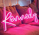 Customized neon name sign: ROUND 10