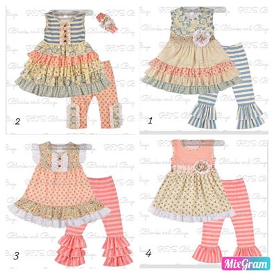 Vintage style Coordinating sets closing 5-13