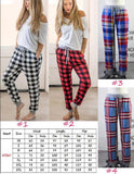 Plaid joggers