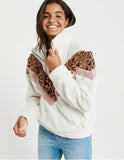 Paris Mommy and me pattern Sherpa